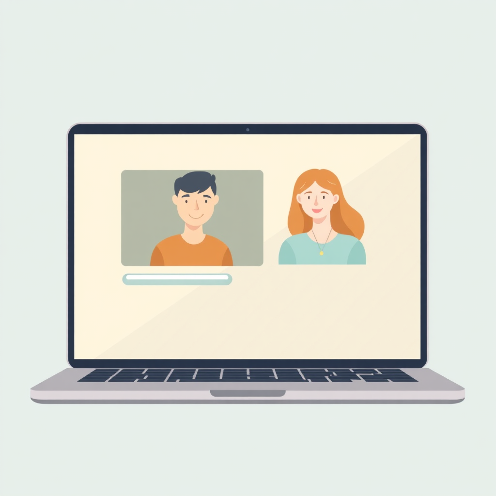 Online meeting icon